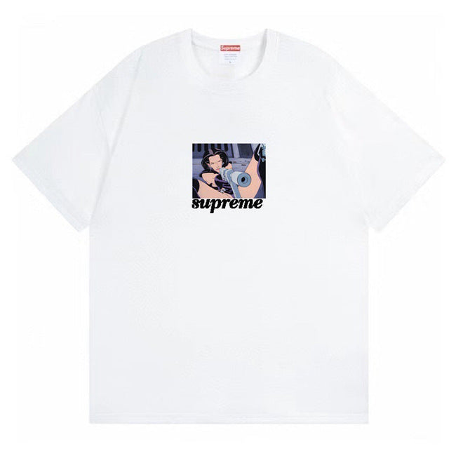 Supreme Anime Girl Tee – White Hover Image
