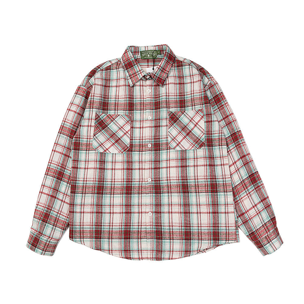 Denim Tears Shirt Plaid Long Sleeve Shirt
