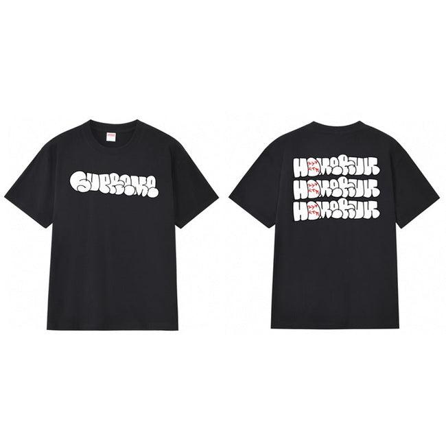 Supreme Bubble Graffiti Logo Tee – Black Hover Image