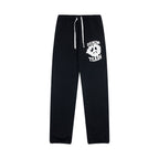 Denim Tears Black Skull Graphic Cuffed Sweatpants