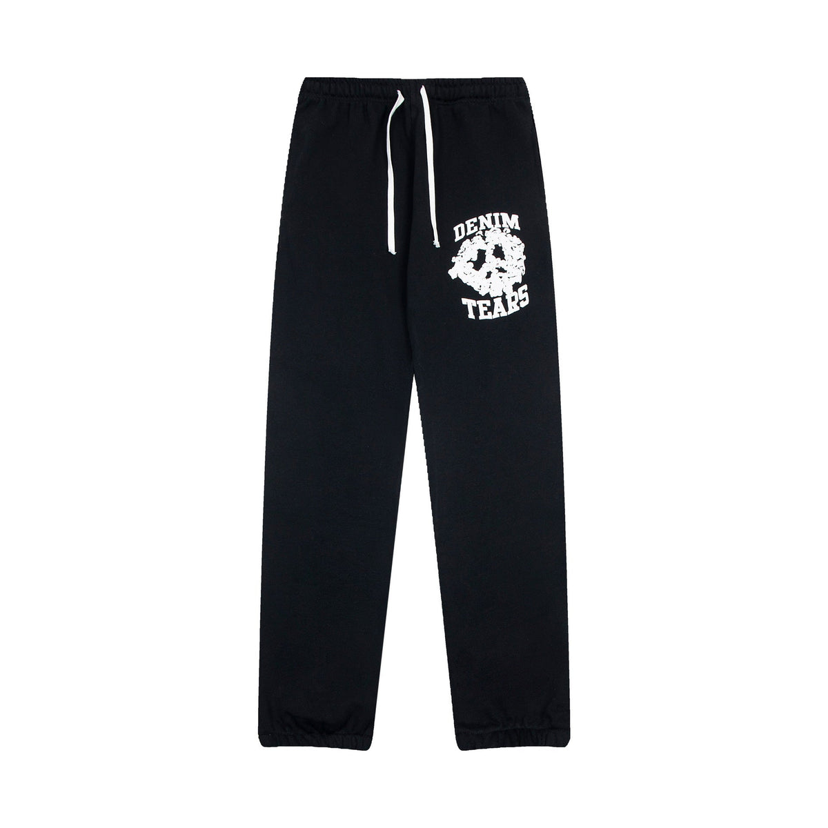 Denim Tears Black Skull Graphic Cuffed Sweatpants