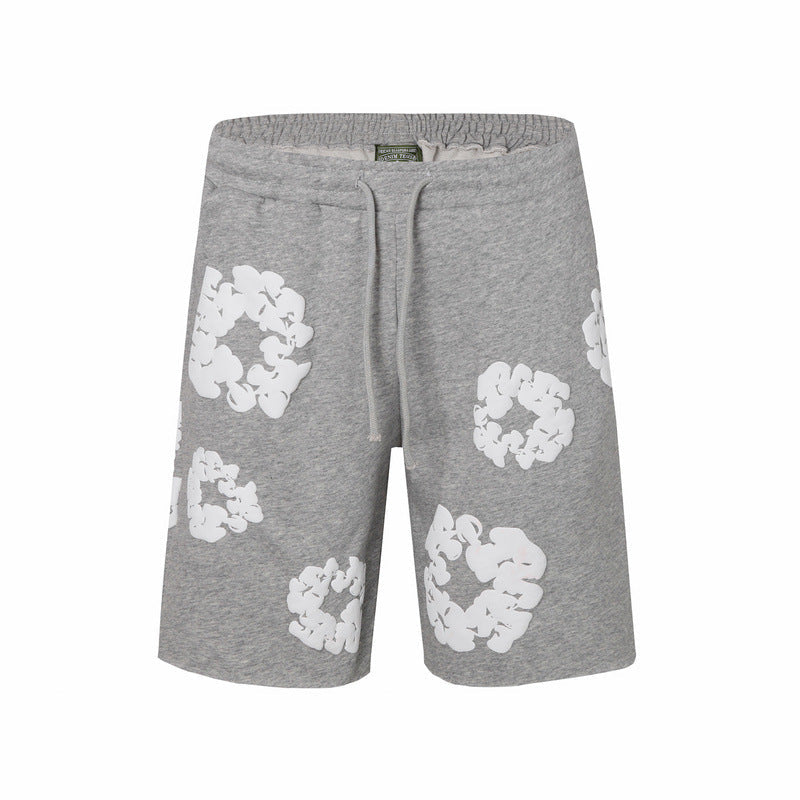 Denim Tears Grey Cotton Sweat Shorts