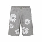 Denim Tears Grey Cotton Sweat Shorts