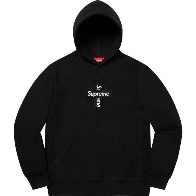 Supreme 20FW Cross Box Logo Hooded Sweatshirt Hover Image
