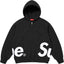 Supreme Big Logo Zip-Up Hoodie – Black