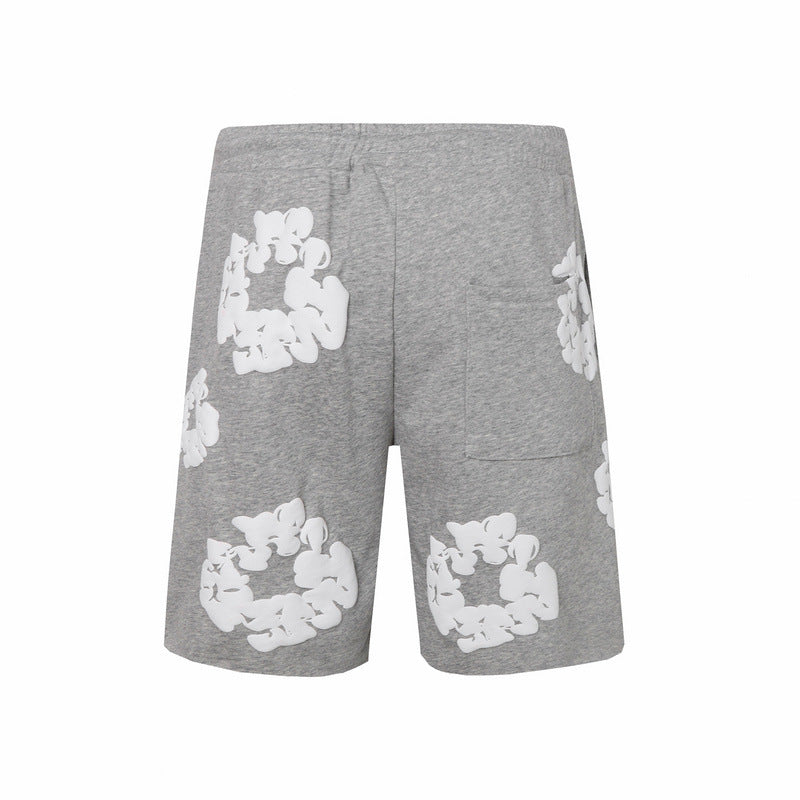 Denim Tears Grey Cotton Sweat Shorts