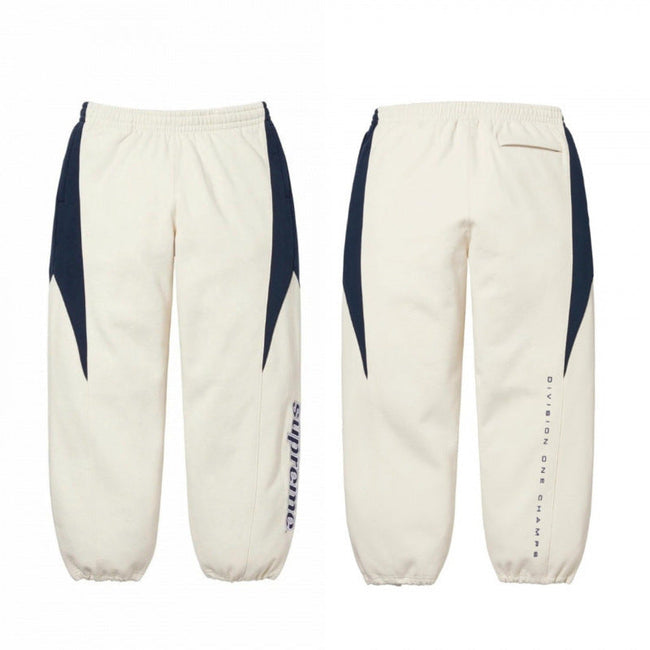 Supreme “Division One Champs” Sweatpants – White Hover Image