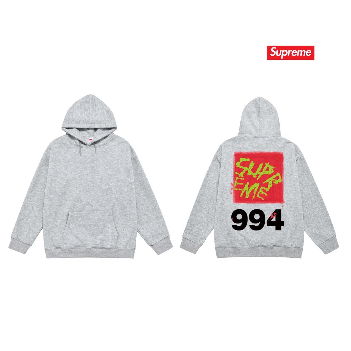 Supreme 994 Hoodie – Grey