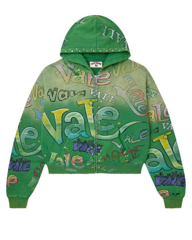 Vale Forever Spearmint Zip Up Hoodie Green Hover Image