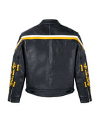 Vale Forever 14 Moto Leather jacket Black/Yellow