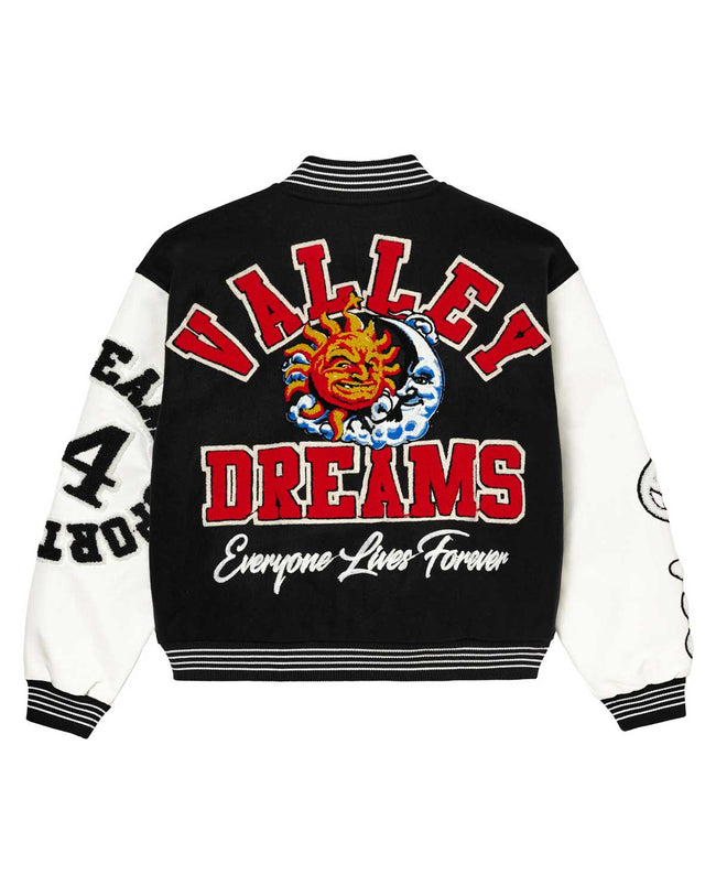 Vale Forever Alumni Varsity Jacket Black Hover Image