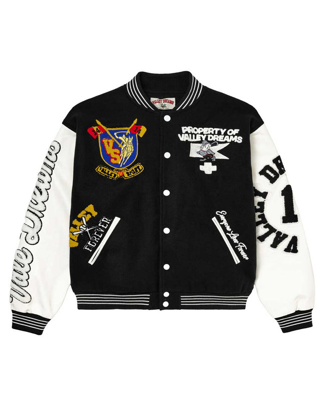 Vale Forever Alumni Varsity Jacket Black Main Image