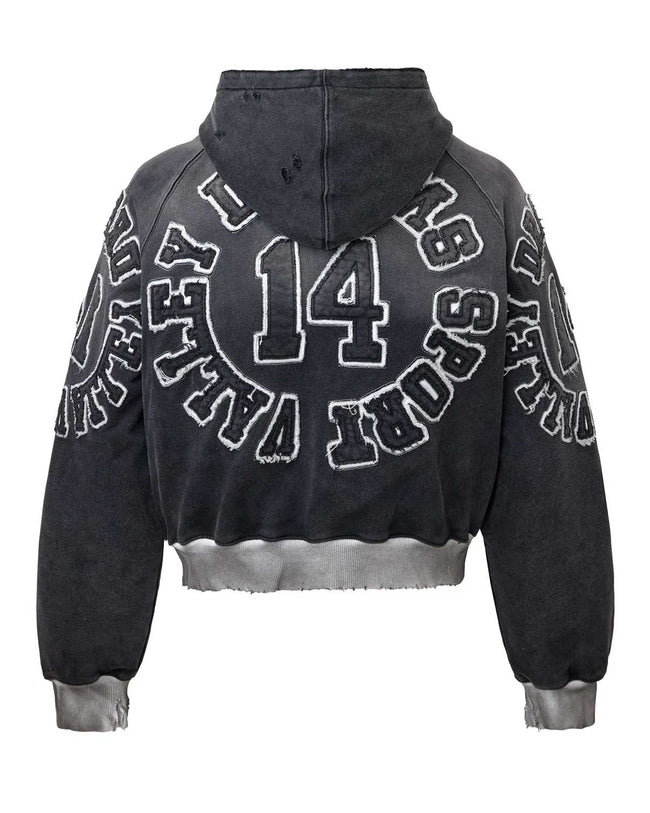 Vale Forever Anthem Zip Up Hoodie Black Main Image