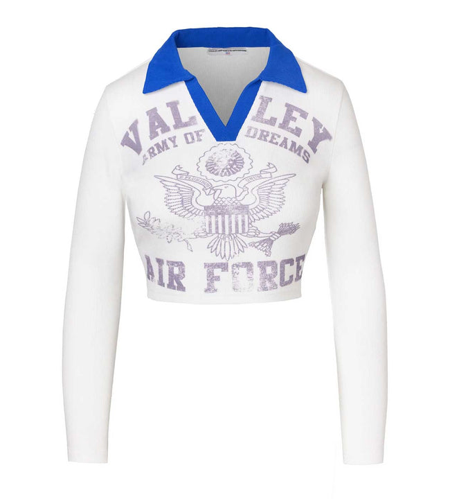 Vale Forever Army Rugby L/S White Hover Image