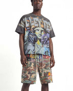 Vale Forever Bling Graffiti Tee Black