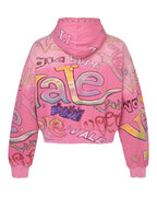 Vale Forever Bubblegum Zip Up Hoodie Pink