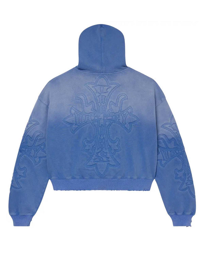 Vale Forever Carver Zip Up Hoodie Ice Blue Main Image