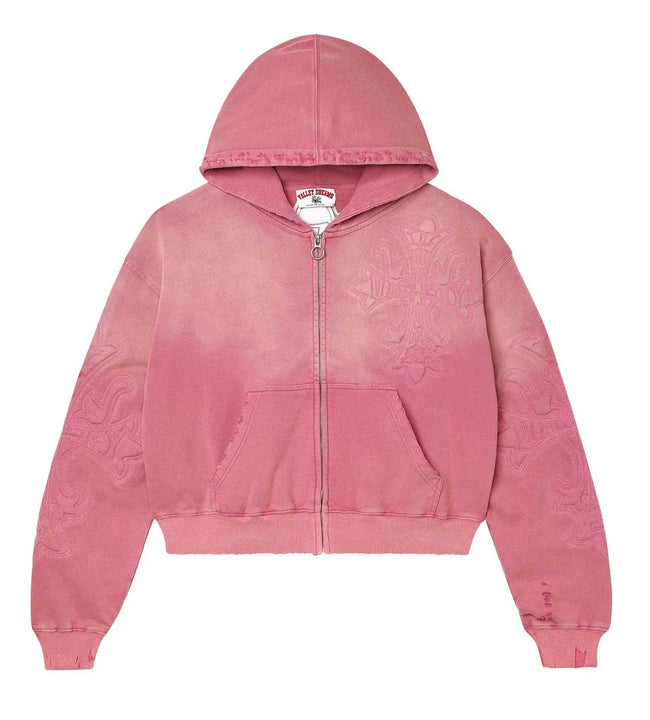 Vale Forever Carver Zip Up Hoodie Pink Hover Image