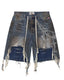 Vale Forever Chain Jorts Blue