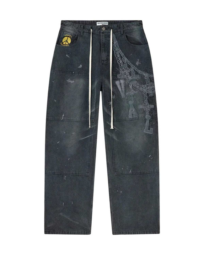 Vale Forever Chain Painter Pants Asphalt Black Hover Image