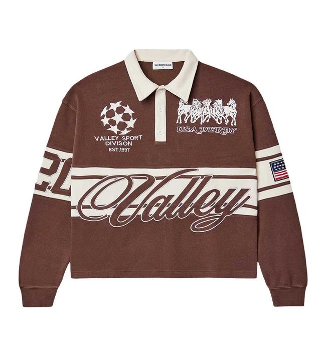 Vale Forever Chocolate Derby Rugby L/S Brown Hover Image