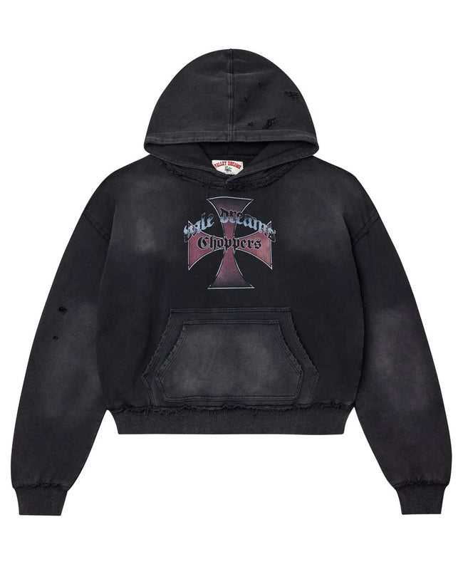 Vale Forever Chopper Pullover Hoodie Black Hover Image
