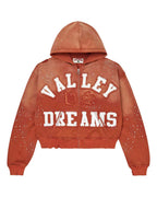 Vale Forever Classico Zip Up Hoodie Orange