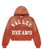 Vale Forever Classico Zip Up Hoodie Orange
