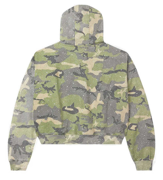 Vale Forever Crystal Camo Work Jacket Green Main Image