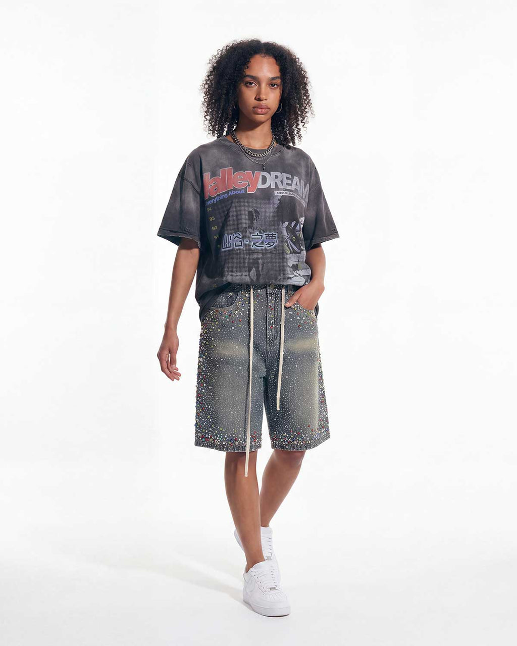 Vale Forever V2 Rainstorm Jorts Black