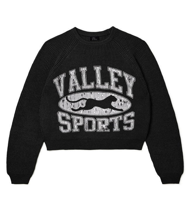 Vale Forever Fisherman Knit Sweater Black Hover Image