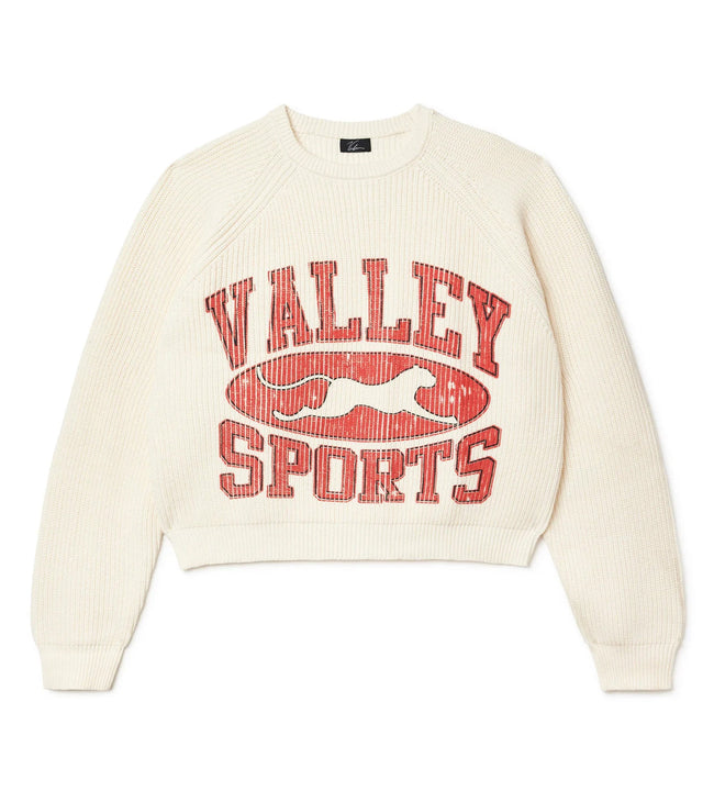 Vale Forever Fisherman Knit Sweater Cream Hover Image