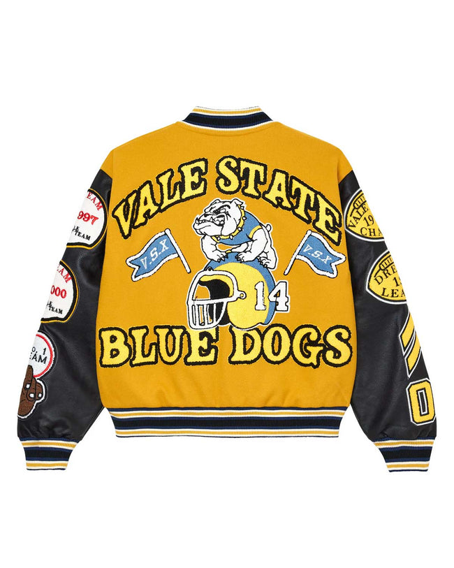 Vale Forever Friday Varsity Jacket Yellow Main Image