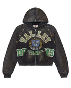 Vale Forever Gem Zip Up Hoodie Black