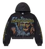Vale Forever God's Liberty Zip Up Hoodie Black