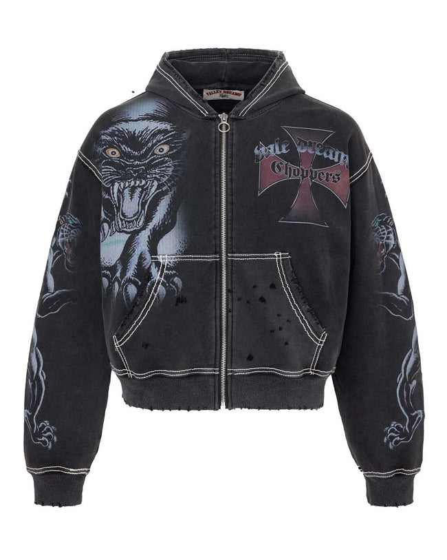 Vale Forever Hardy Boyz Zip Up Hoodie Black Hover Image