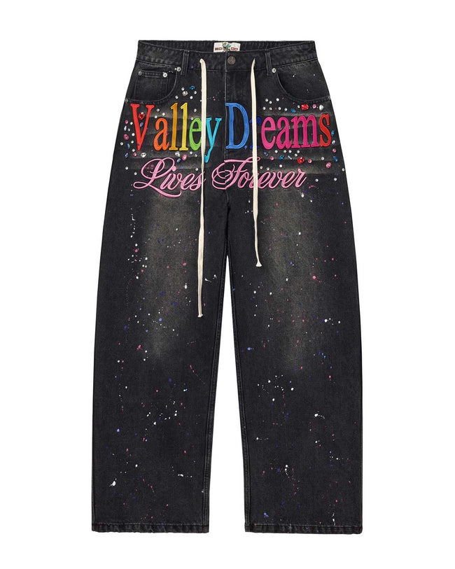 Vale Forever Ice Cream Denim Pants Black Hover Image