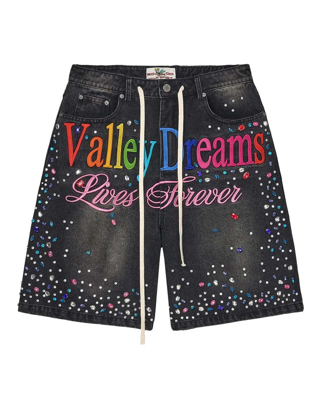 Vale Forever Ice Cream Jorts Black Hover Image