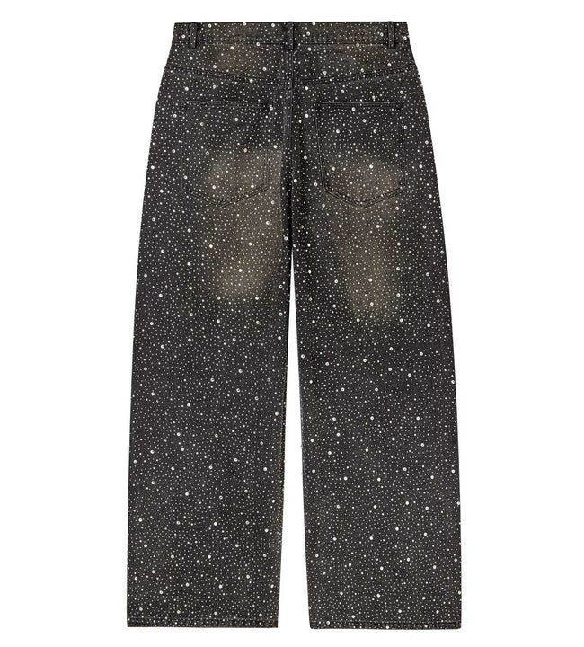 Vale Forever Iced Out Denim Pants Black Main Image