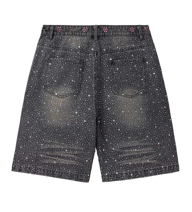 Vale Forever Iced Out Jorts Black Main Image