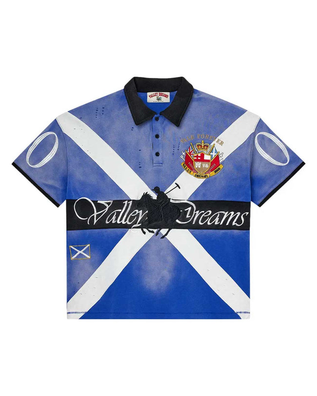 Vale Forever Legacy Short Sleeve Polo Blue Hover Image