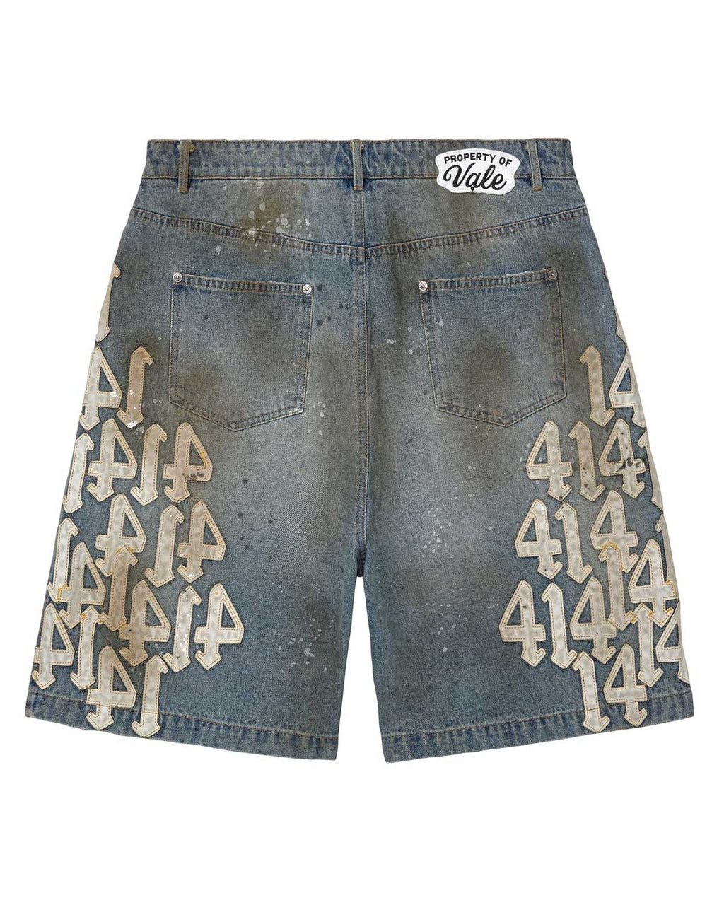Vale Forever Lucky Charms Jorts Blue/White
