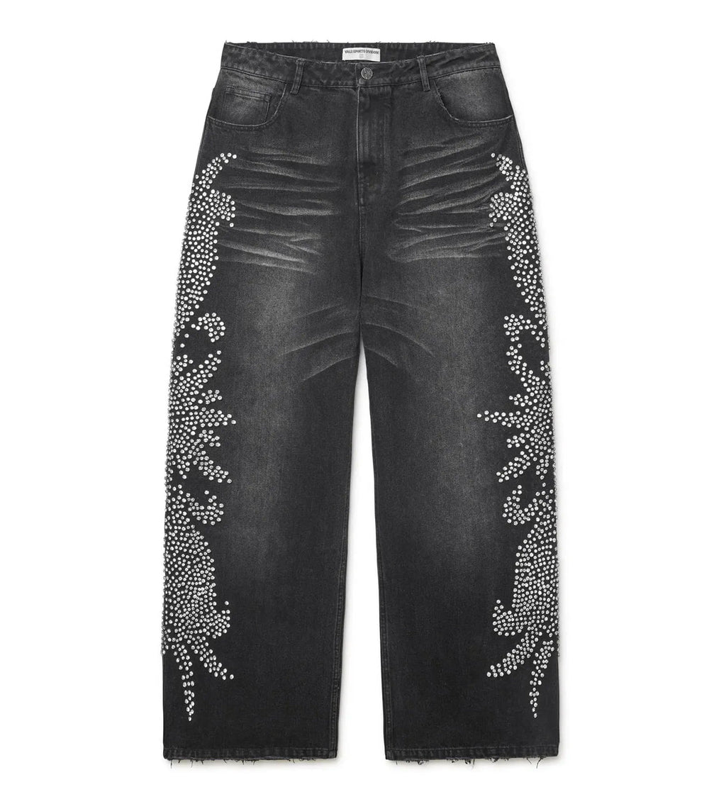 Vale Forever Mono Tsunami Denim Pants Black