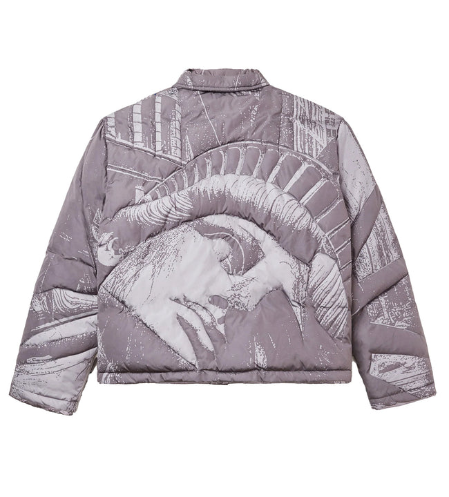 Vale Forever New York Puffer Jacket Grey Main Image