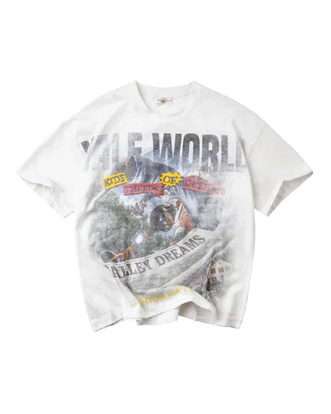 Vale Forever Newspaper Tee White Hover Image