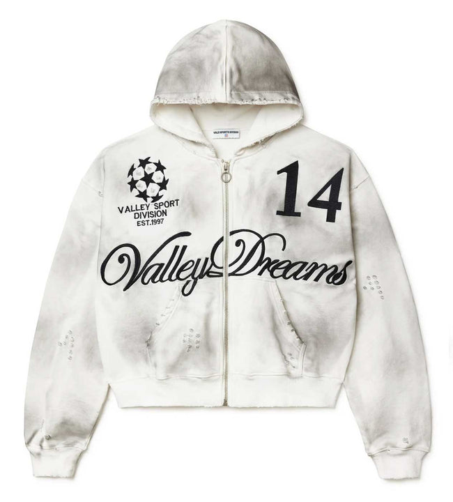 Vale Forever Oreo 14 Zip Up Hoodie White Hover Image