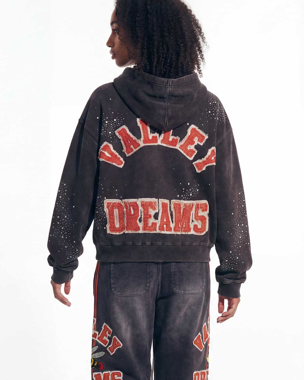 Vale Forever Pluto Cluster Zip Up Hoodie Black
