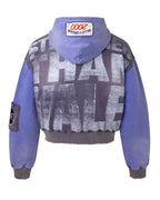 Vale Forever Queen Zip Up Hoodie Blue