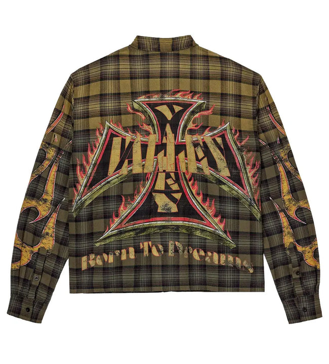 Vale Forever Reborn Flannel Green Hover Image