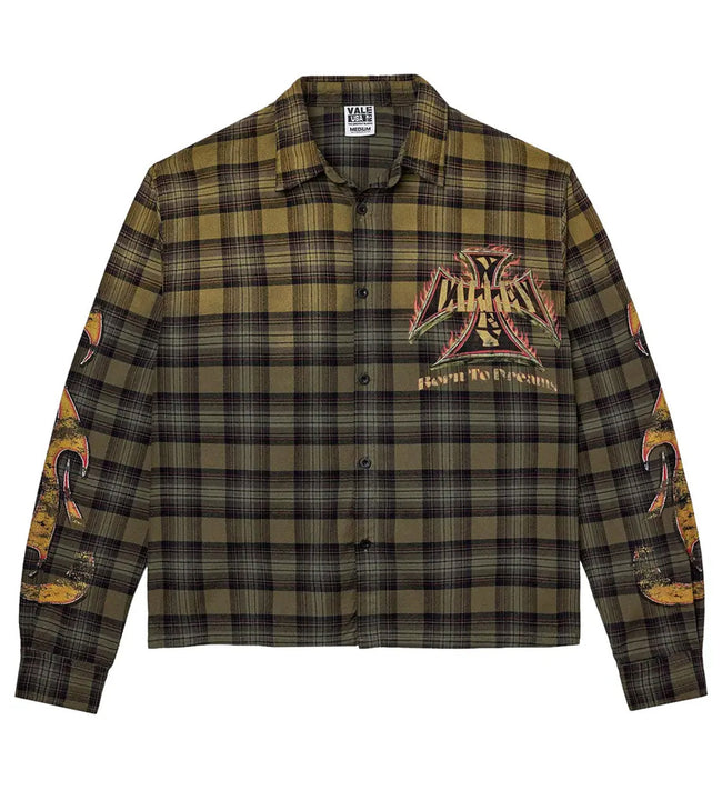 Vale Forever Reborn Flannel Green Main Image